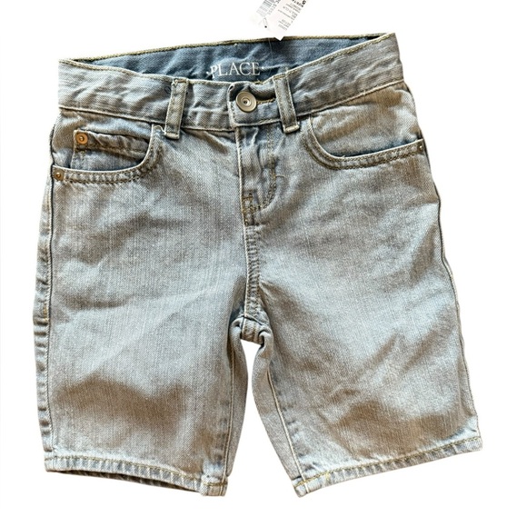 The children’s place size 5 Kids Denim Jean shorts summer vacation beach boys - Picture 3 of 4